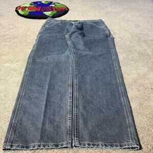 NAVY Y2K ACID WASHED LEE LOOSE FIT CARPENTER JEANS 😮‍💨